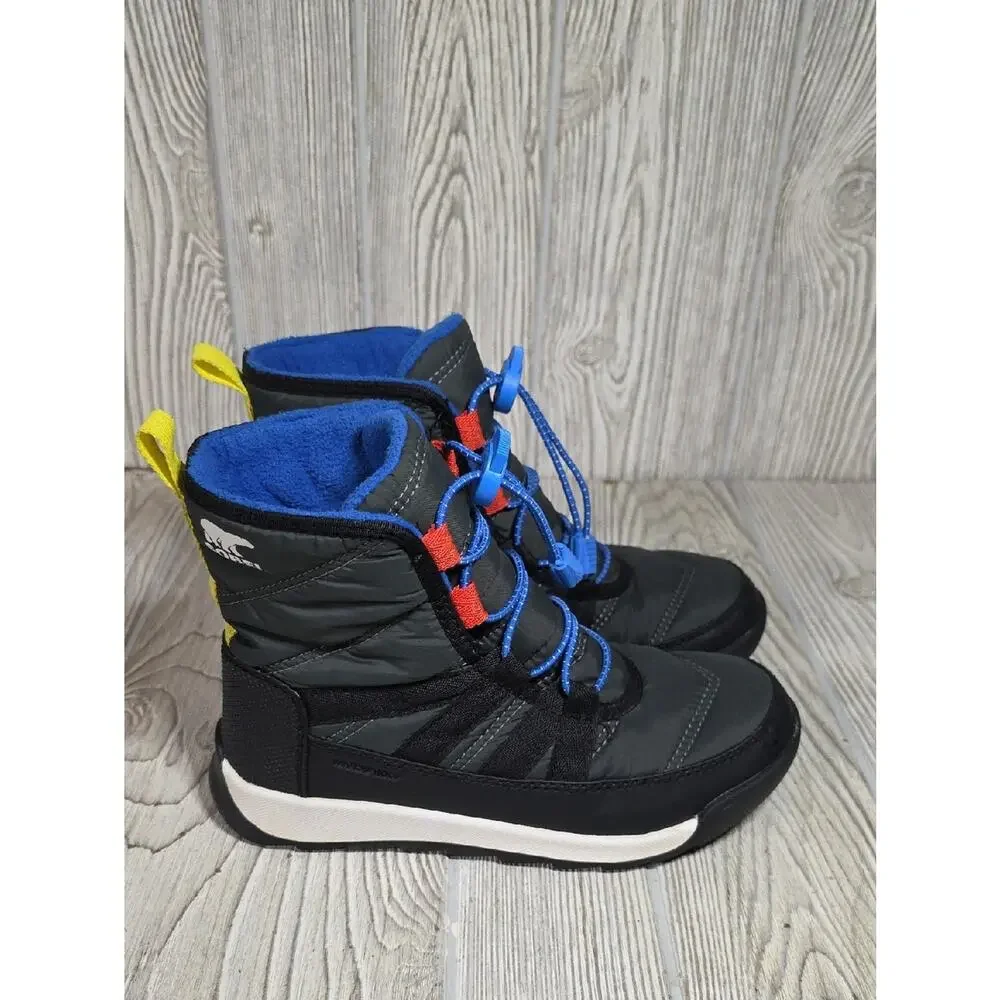 Sorel Whitney II Short Waterproof Unisex Winter Boots Kids Size 2